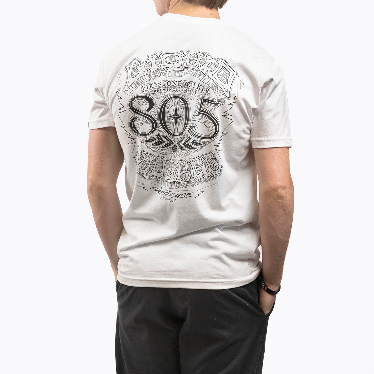 805 Liquid Courage Tee - White