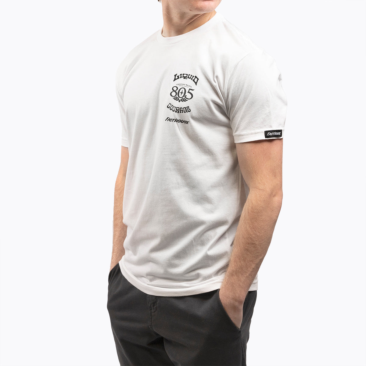 805 Liquid Courage Tee - White
