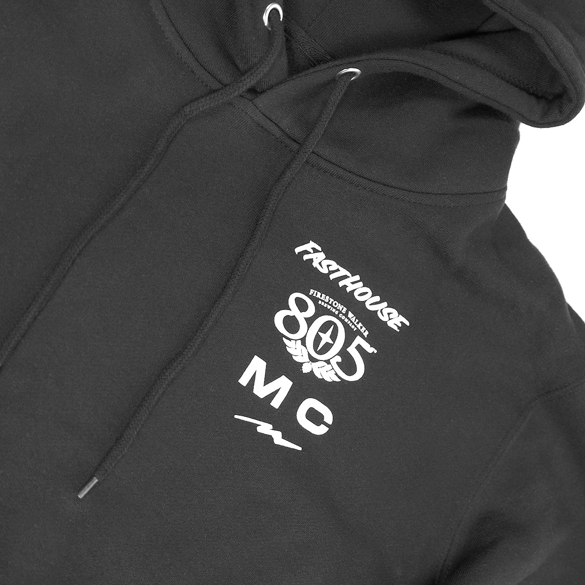 805 Parallel Hooded Pullover - Black