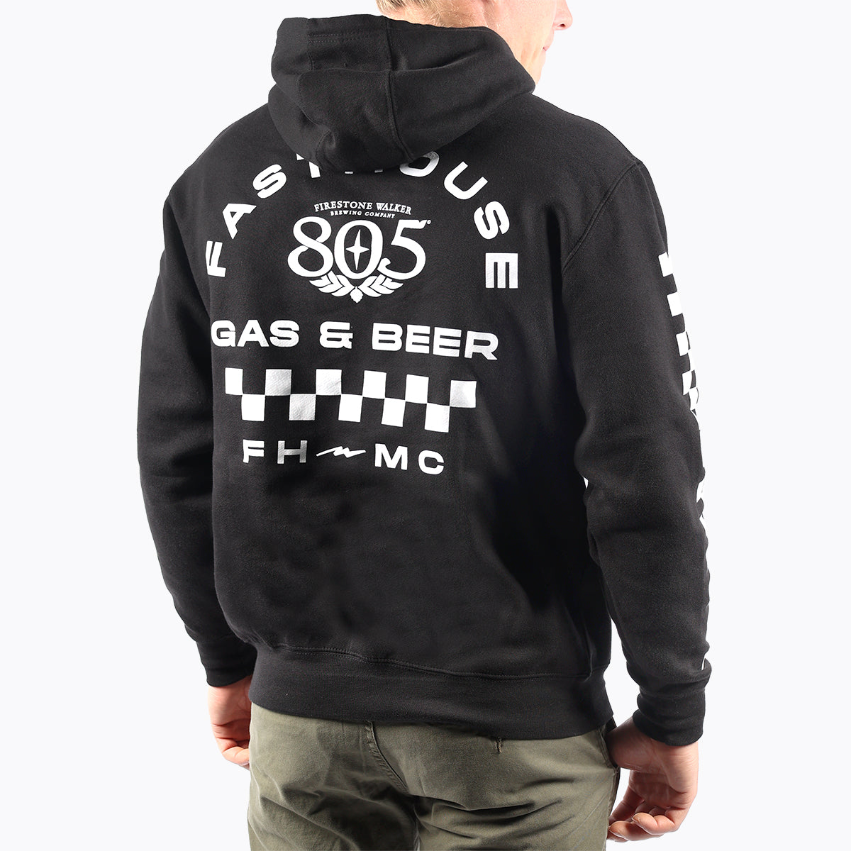805 Parallel Hooded Pullover - Black