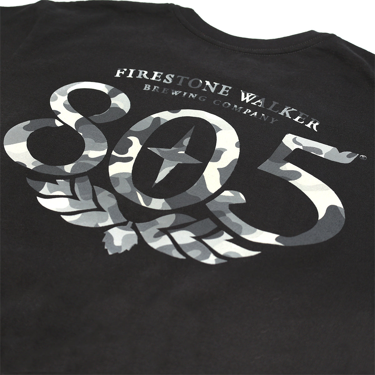 805 Premier Original Heavyweight Tee - Black/Camo