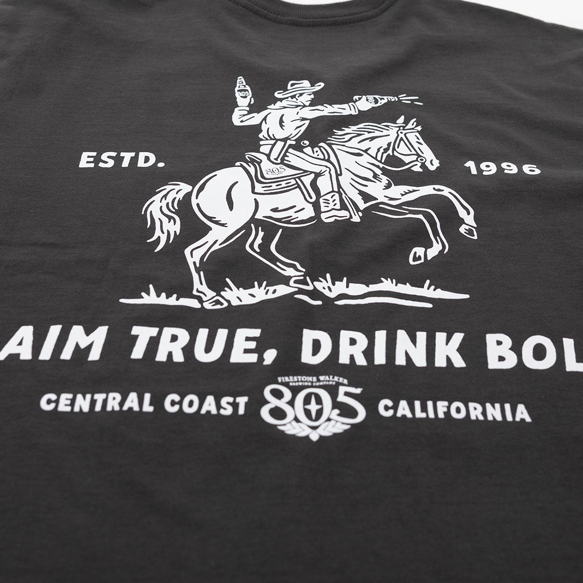 805 Premier Aim True Tee - Graphite Black