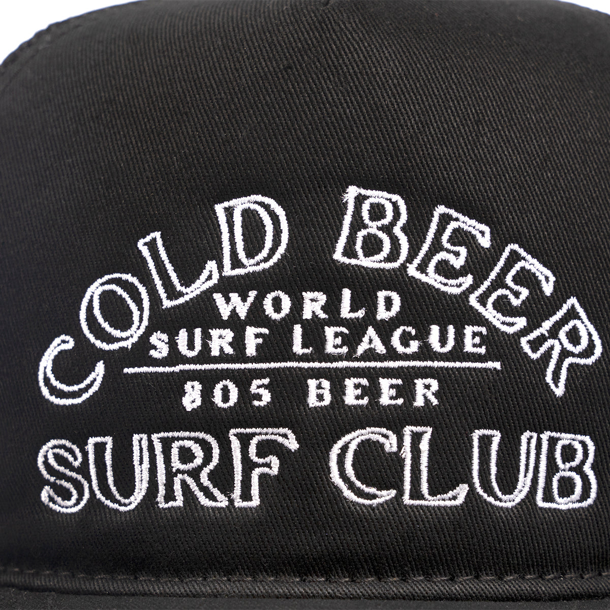 805 Cold Beer Surf Club WSL Hat - Black