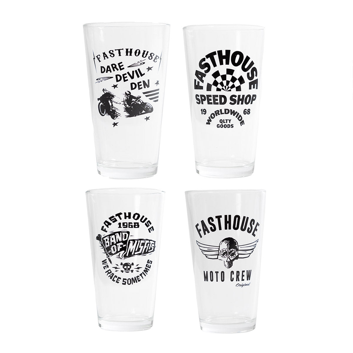 Dare Devil Pint Glass Set - 16oz 4pk