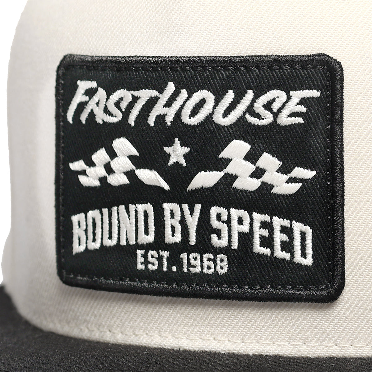 Bound By Speed Hat - Cream/Black