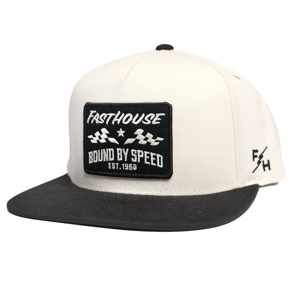 Bound By Speed Hat - Cream/Black