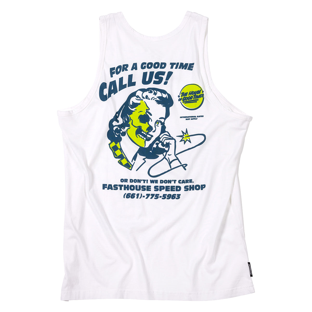 Call Us Tank - White