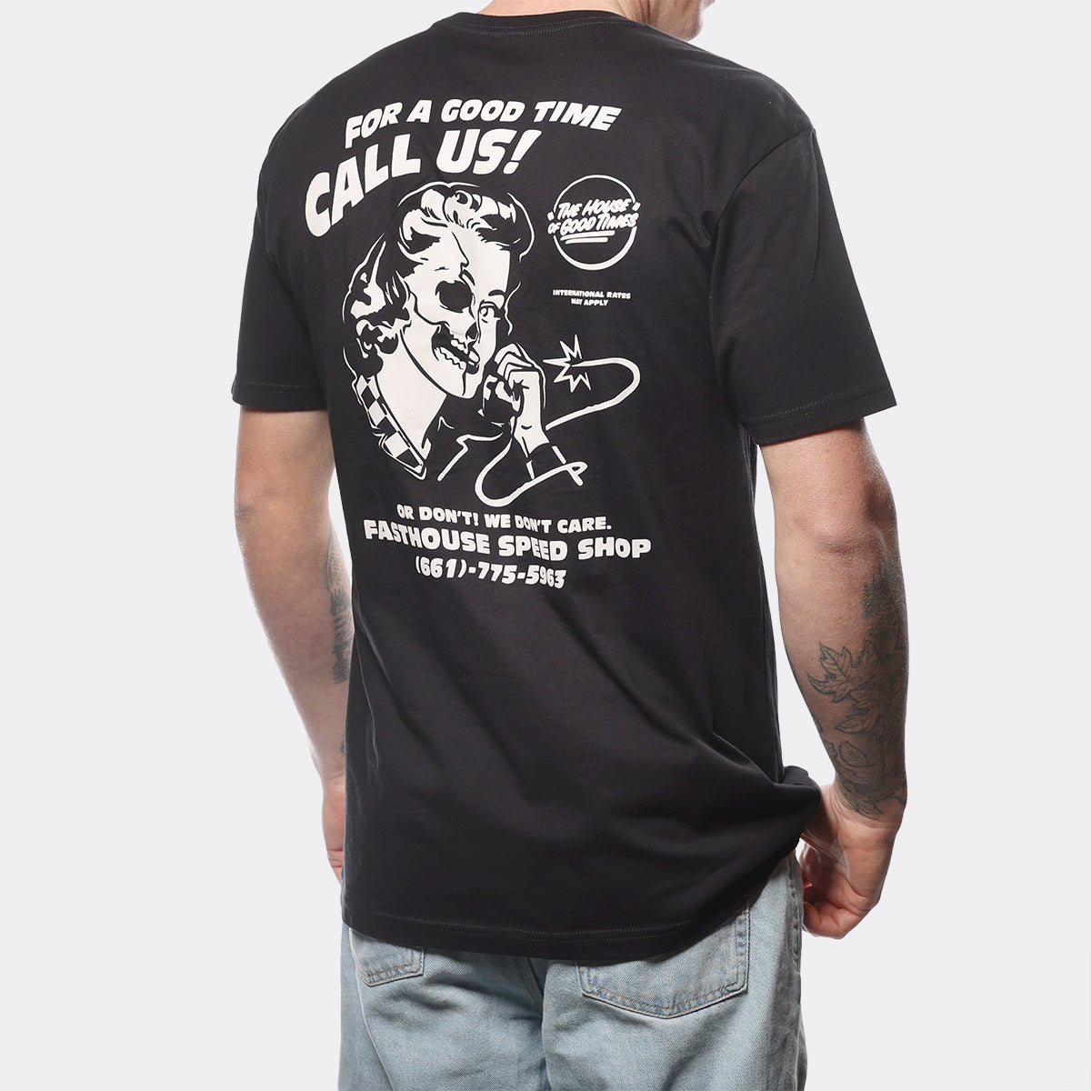 Call Us Tee - Black