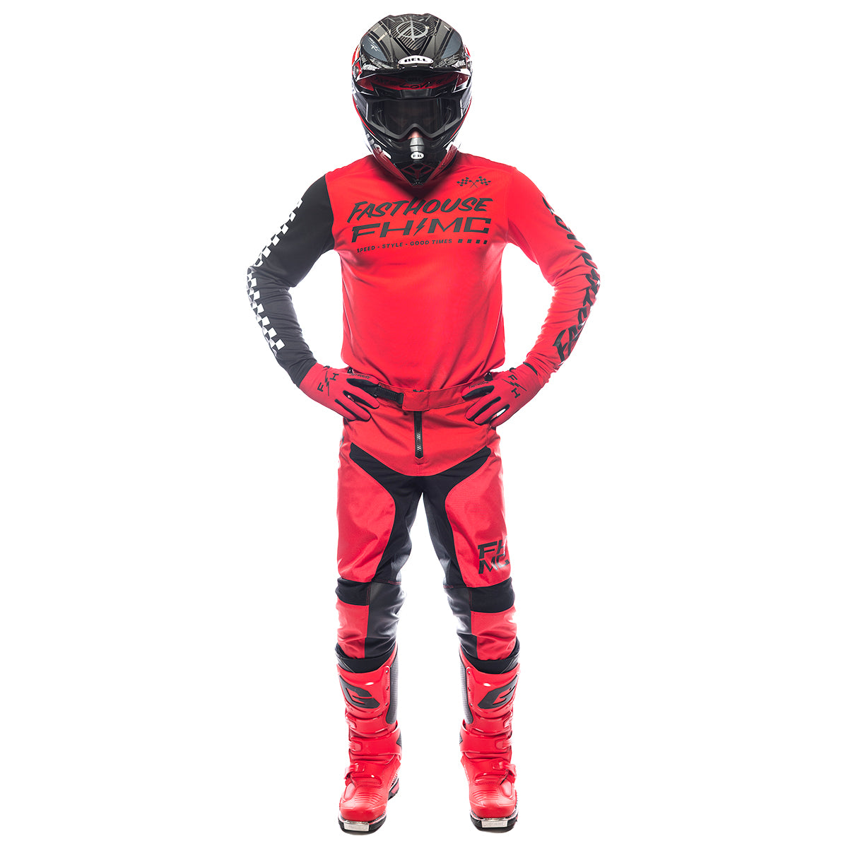 Carbon Method Pant - Red/Black