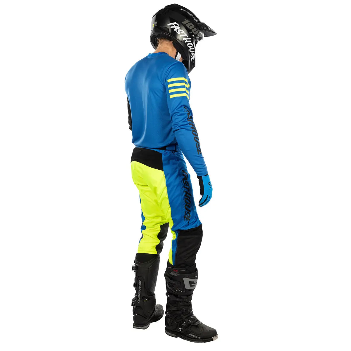 Carbon Echo Pant - Electric Blue/High Viz Fasthouse