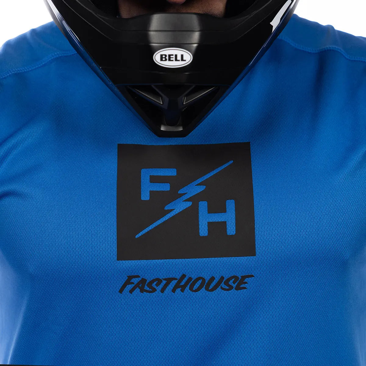 Carbon Echo Youth Jersey - Electric Blue Fasthouse