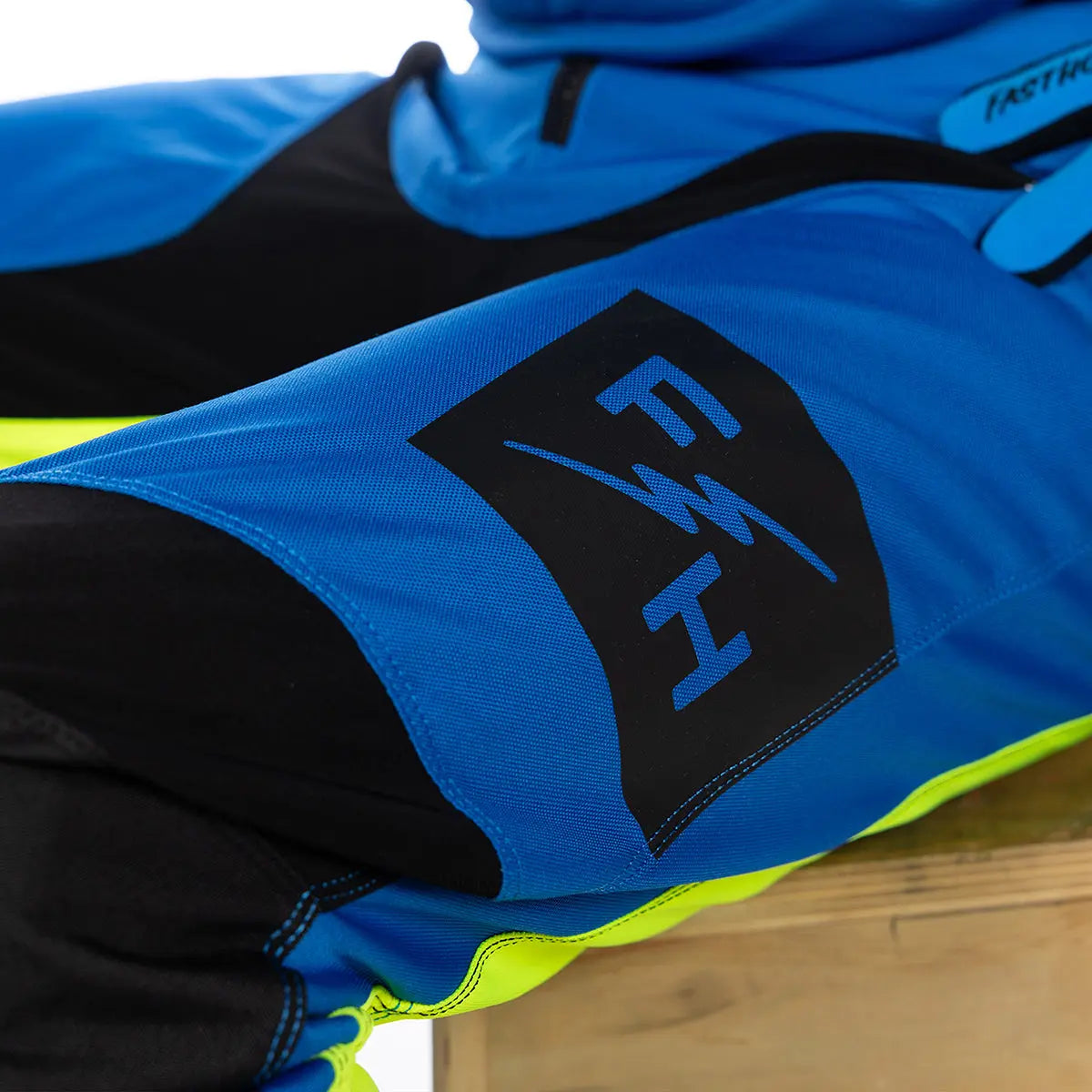 Carbon Echo Youth Pant - Electric Blue/High Viz Fasthouse