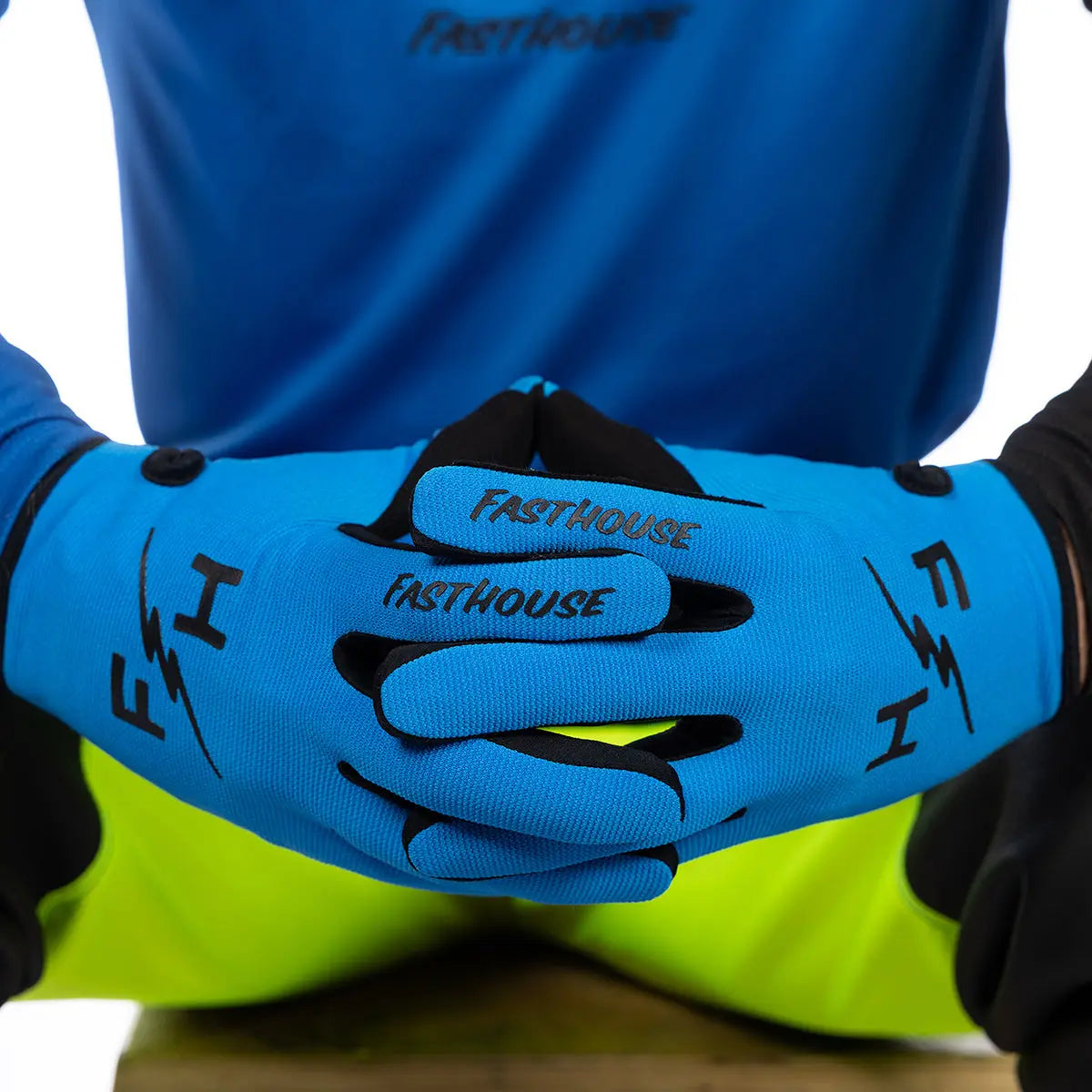 Carbon Eternal Youth Glove - Electric Blue Fasthouse