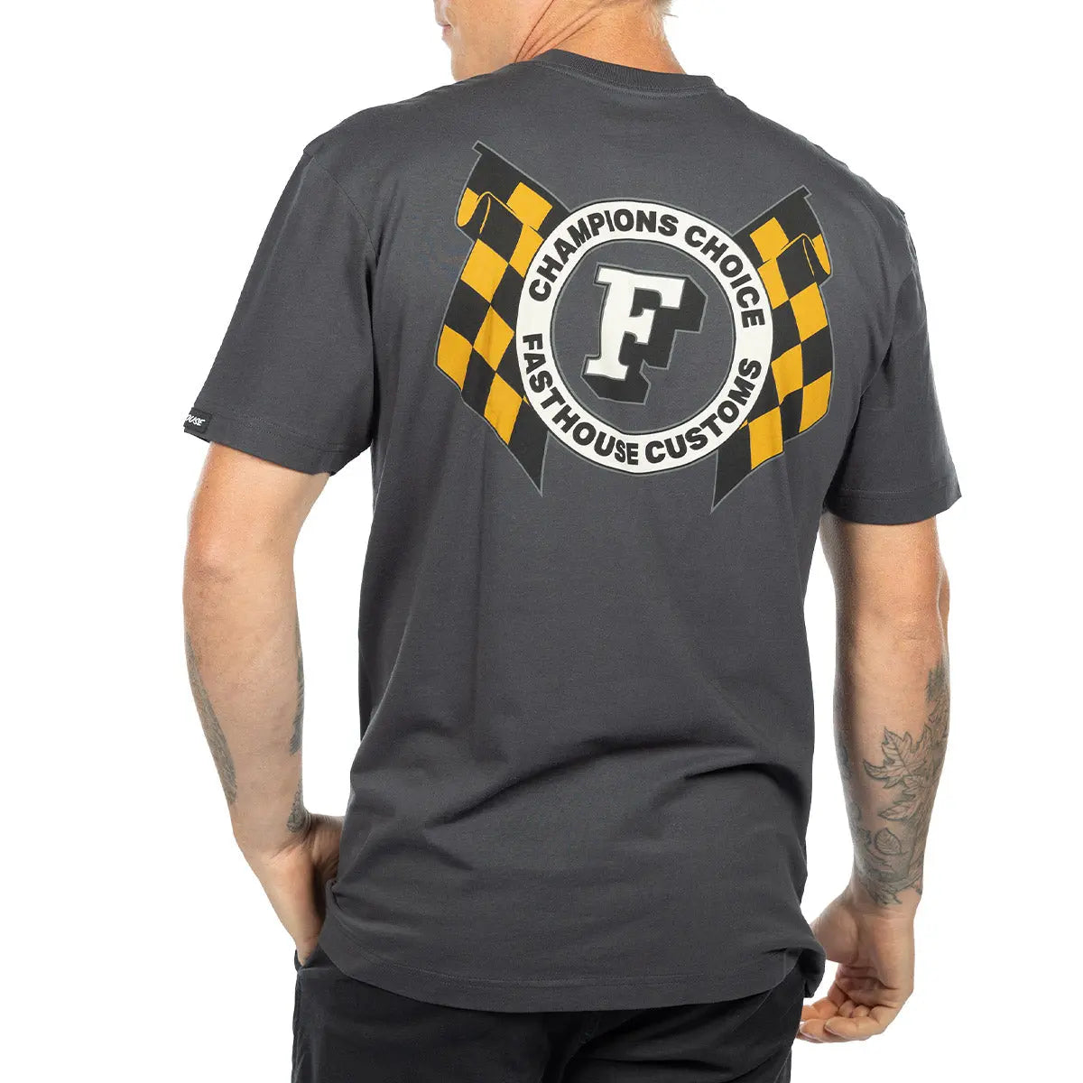 Champions Choice Tee - Graphite Black Fasthouse