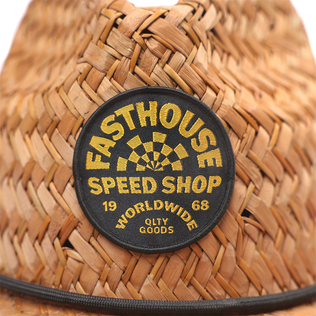 Deco Straw Hat - Dark Natural