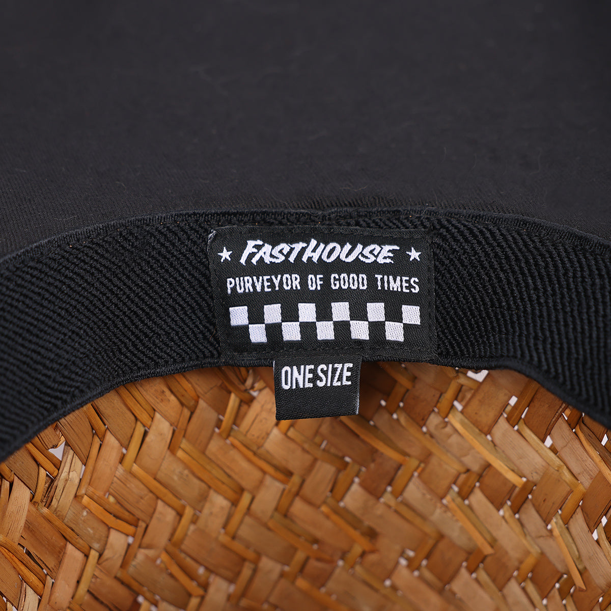 Deco Straw Hat - Dark Natural