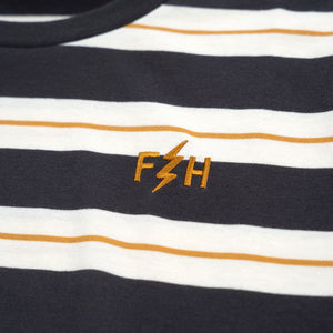 Defector Stripe Youth Tee - Natural/Black