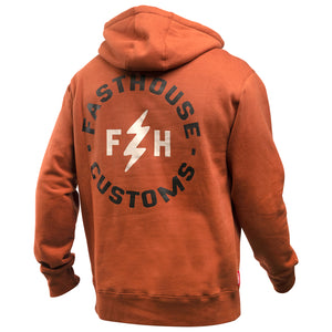 Easy Rider Hooded Pullover - Rust