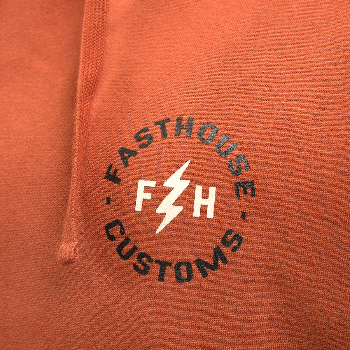 Easy Rider Hooded Pullover - Rust