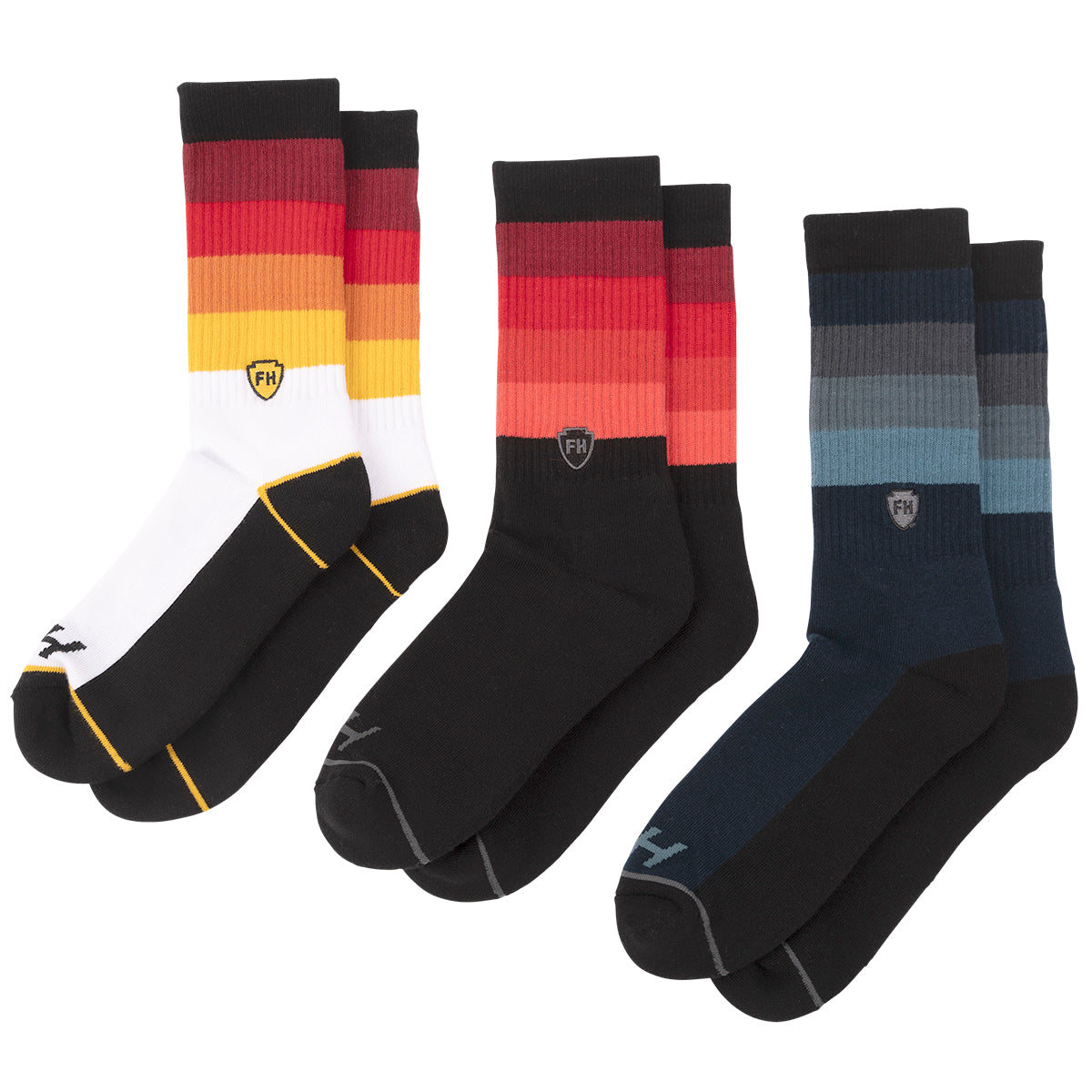 Eclipse Socks, 3-Pack - Multi