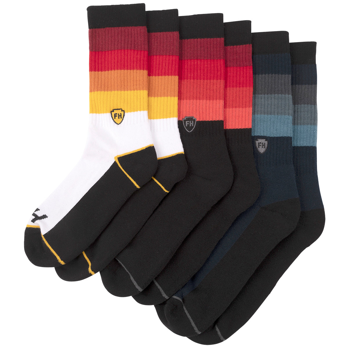 Eclipse Socks, 3-Pack - Multi