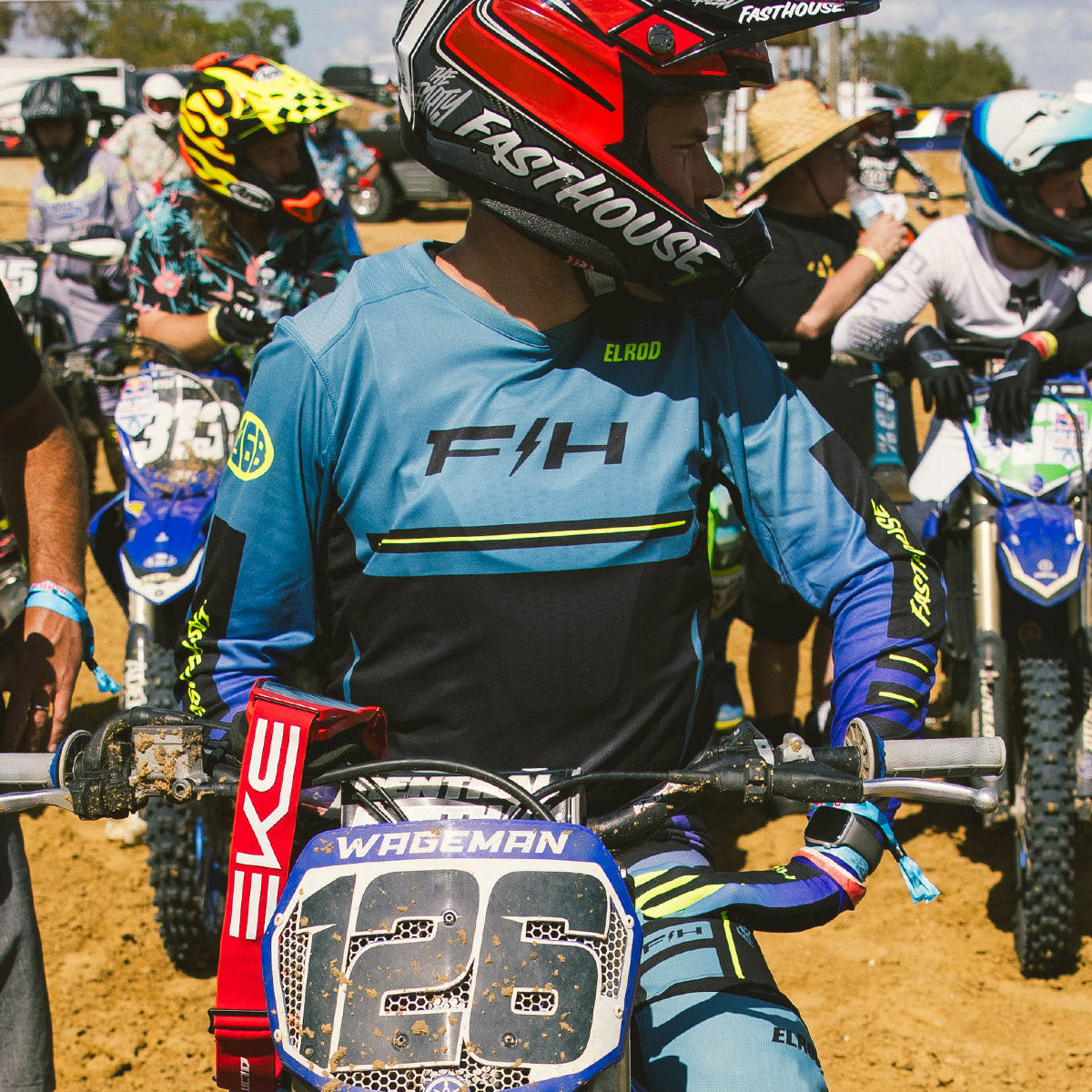 Elrod React Jersey - Light Indigo/Black