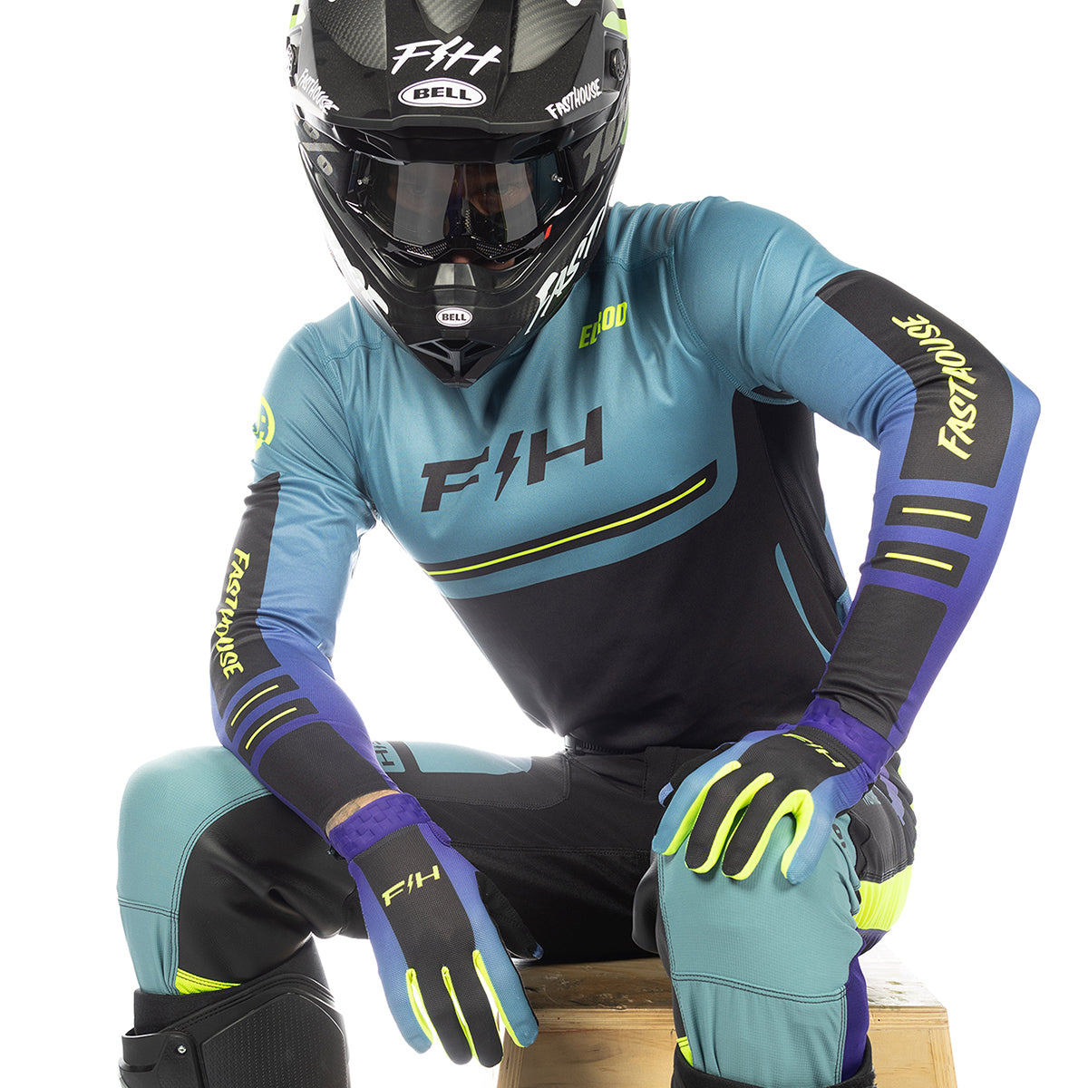 Elrod React Jersey - Light Indigo/Black