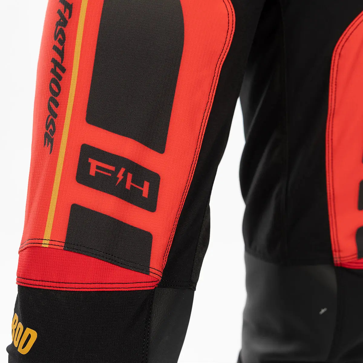 Elrod React Pant - Racing Red/Black Fasthouse