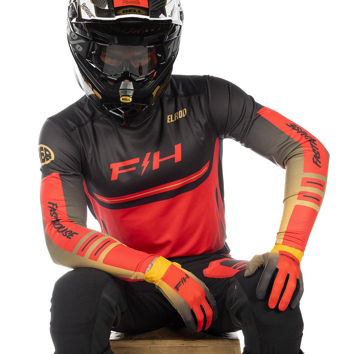 Elrod React Jersey -  Racing Red/Black