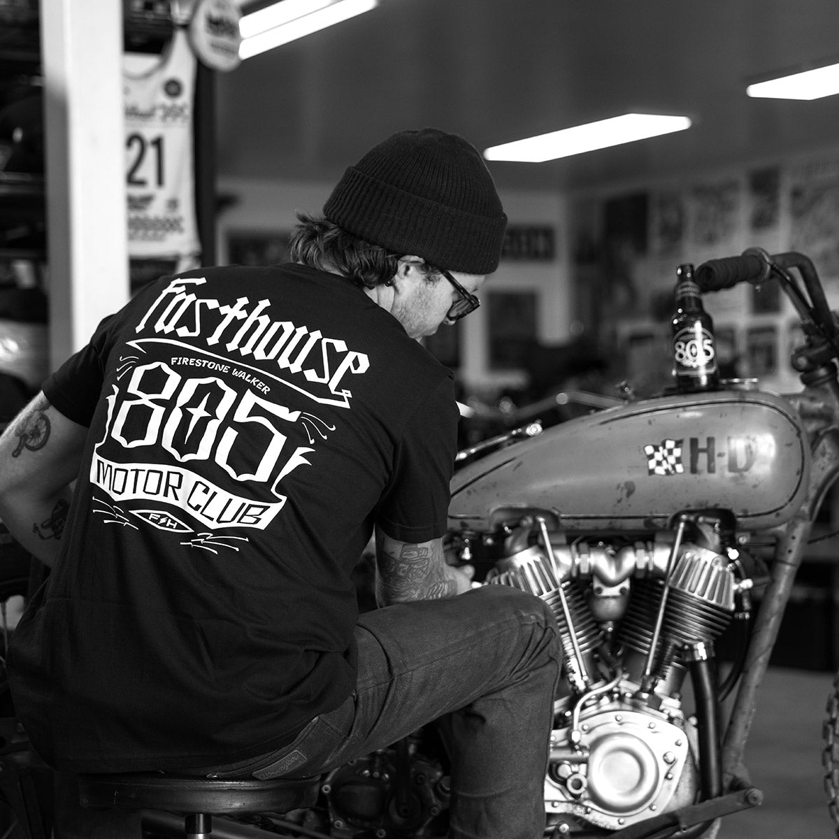 805 Motor Club LS Tee