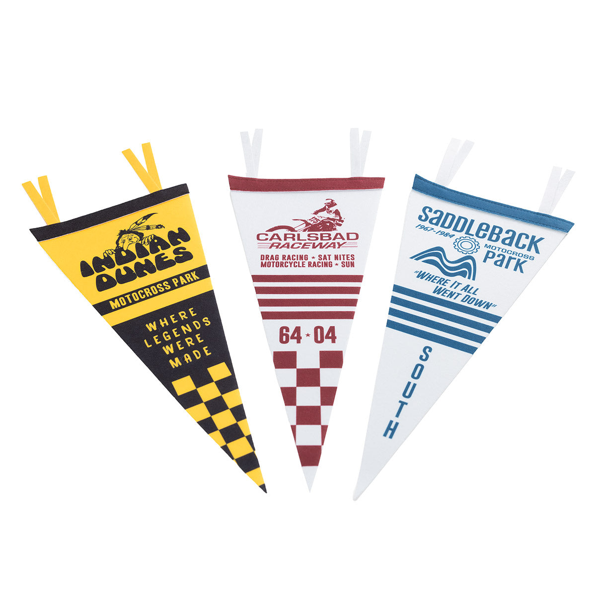 Legendary Tracks Pennant Flags - 3pk
