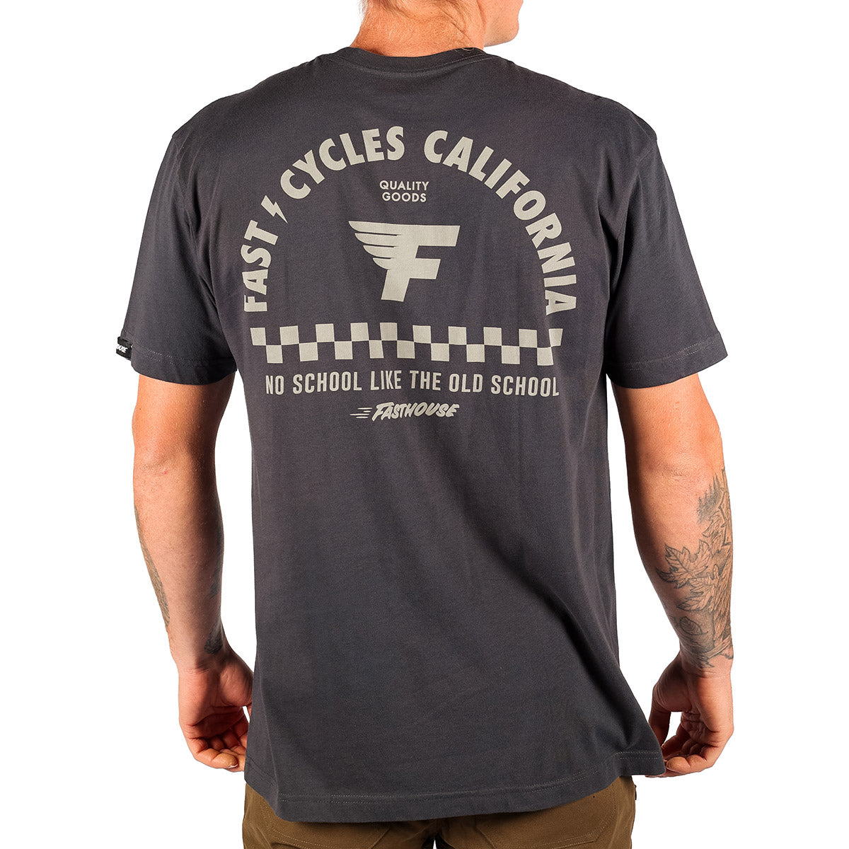 Fast Cycles Tee - Graphite Black