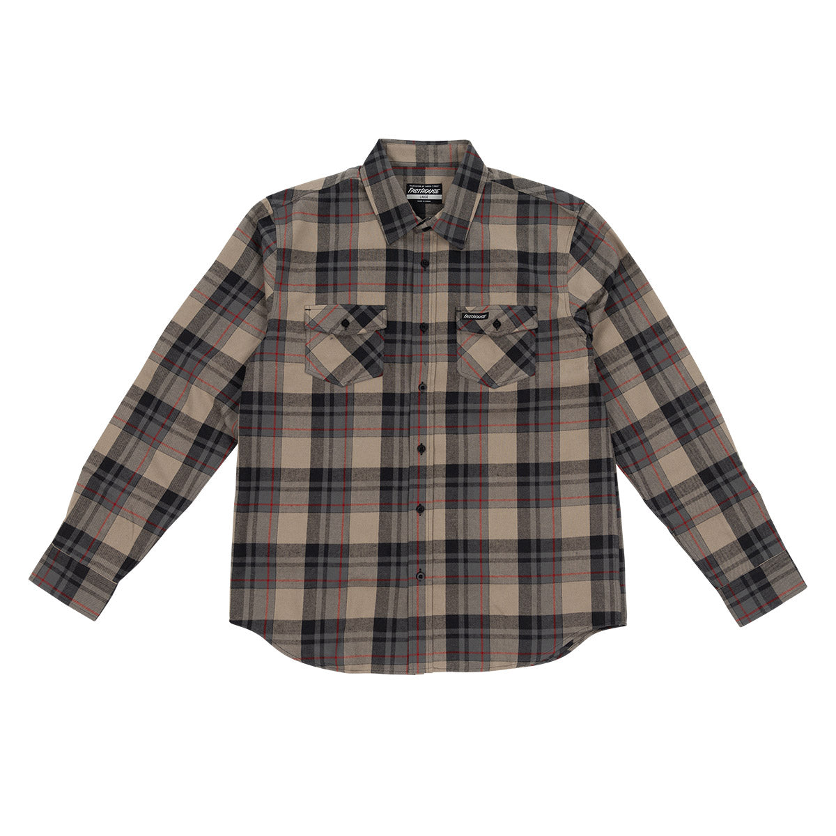 Saturday Night Special Flannel - Griege/Black