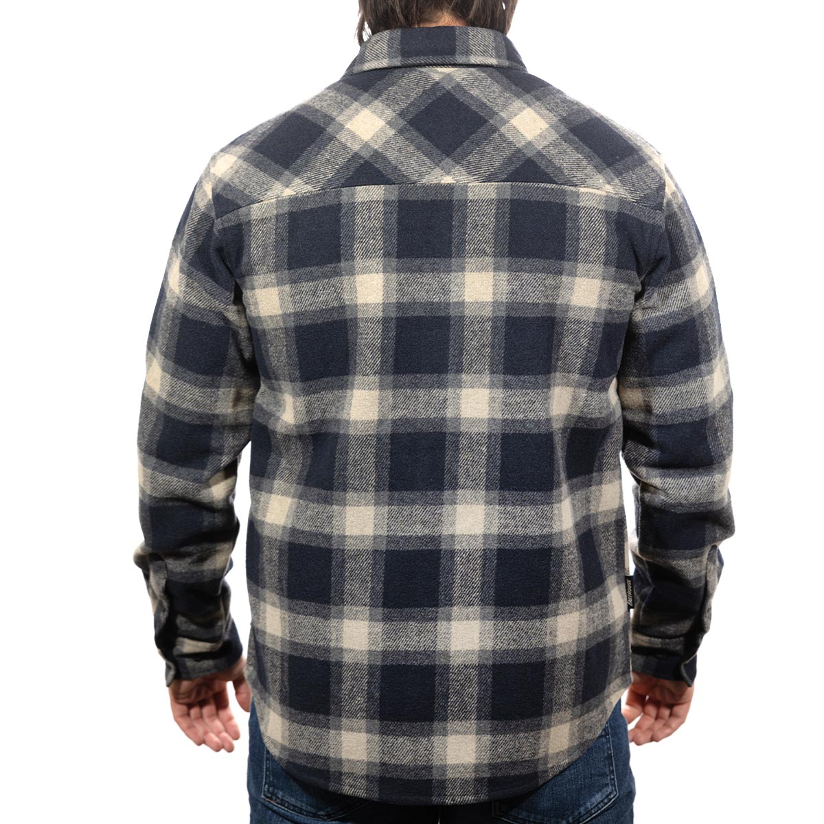 Folsom Heavyweight Flannel - Greige/Black