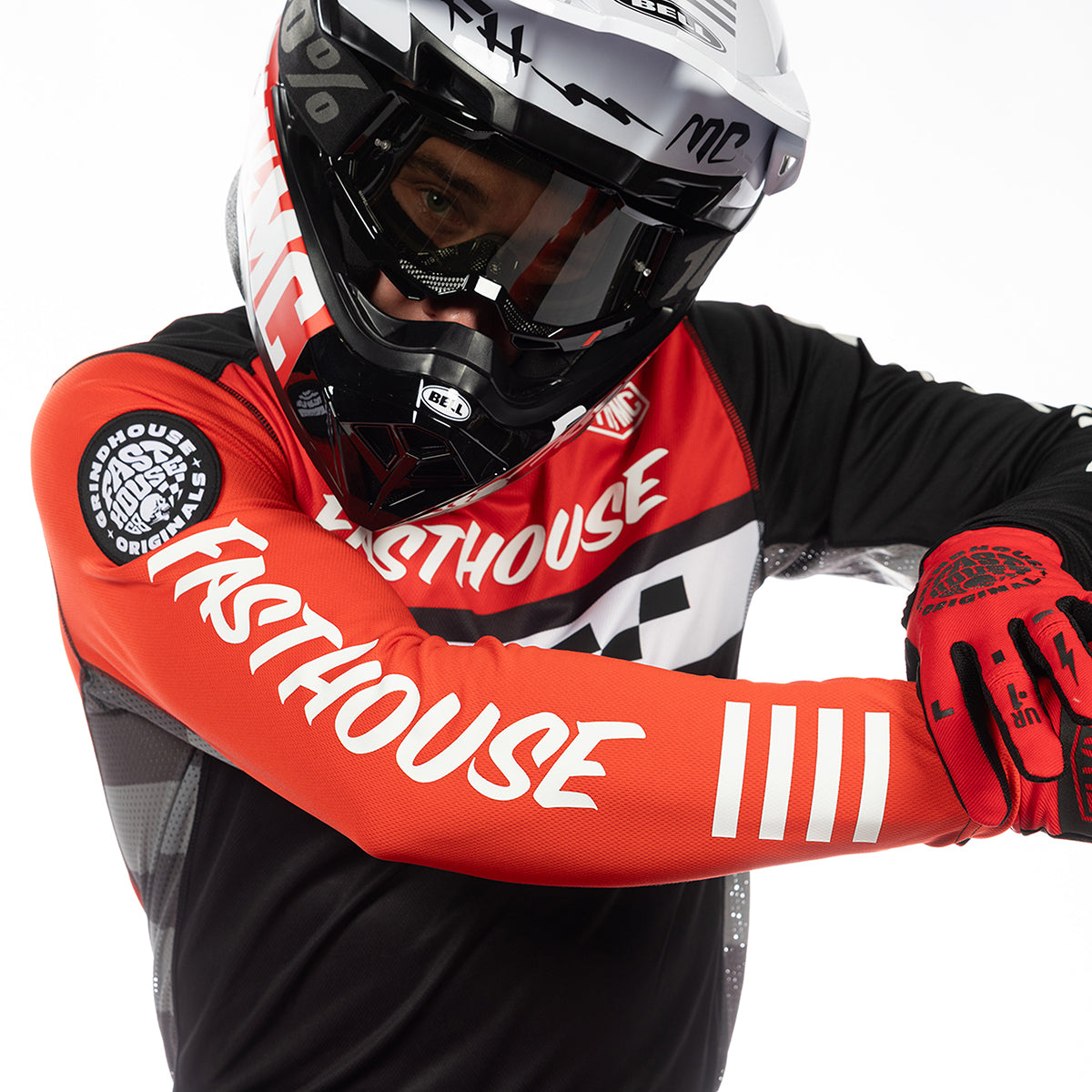 Grindhouse Atomic Jersey - Racing Red/Black