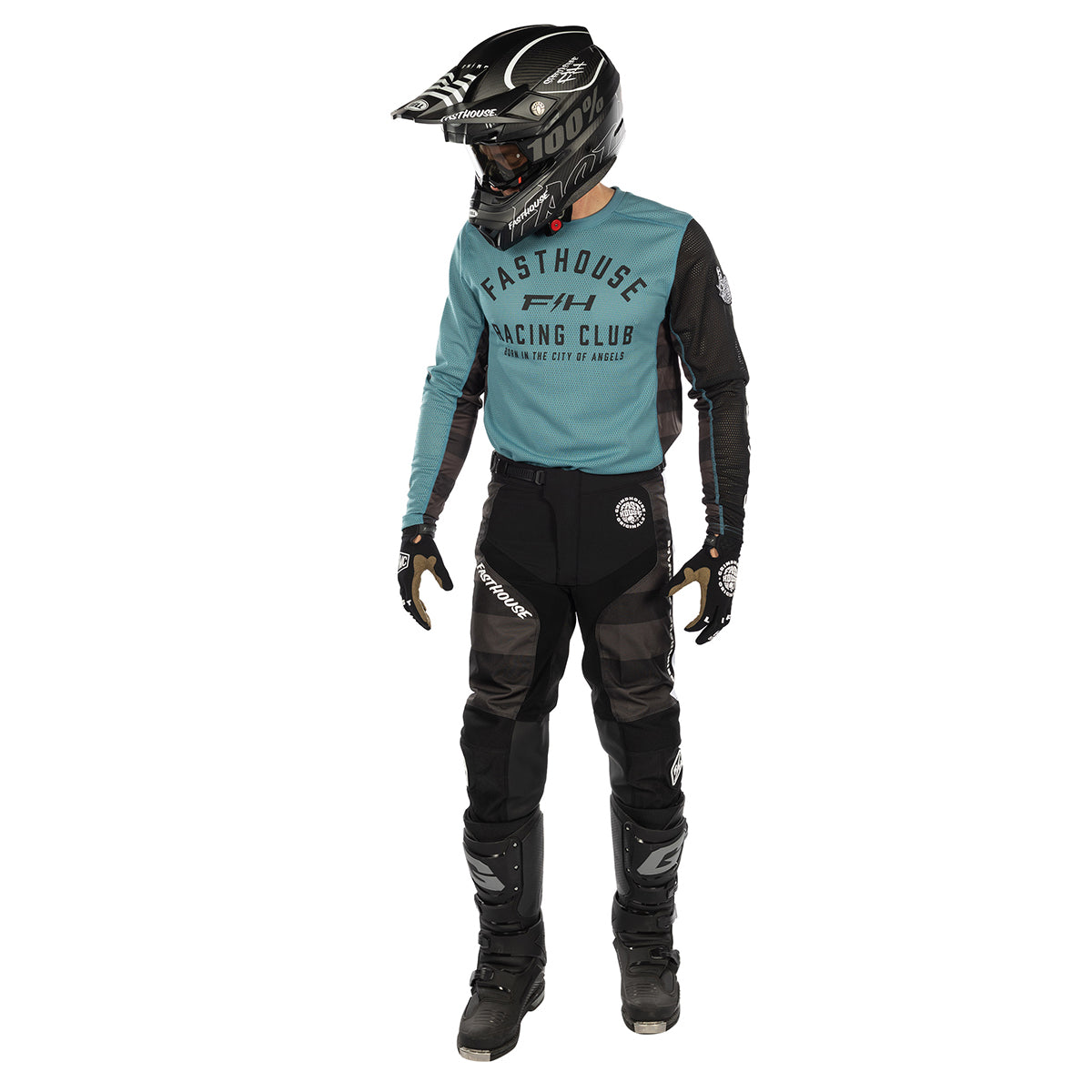 Grindhouse Air-Cooled Club Jersey - Light Indigo