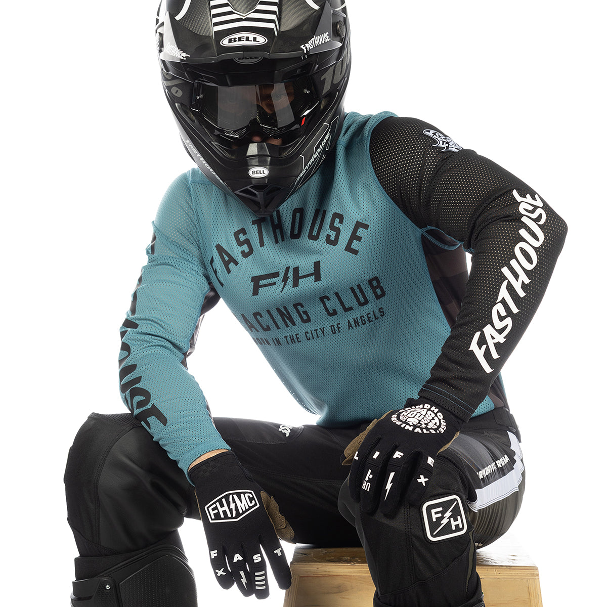 Grindhouse Air-Cooled Club Jersey - Light Indigo