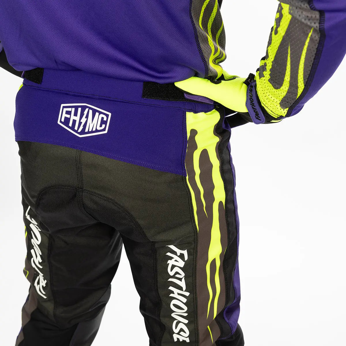 Grindhouse Grimm Youth Pant - FH Purple/Black - Fasthouse