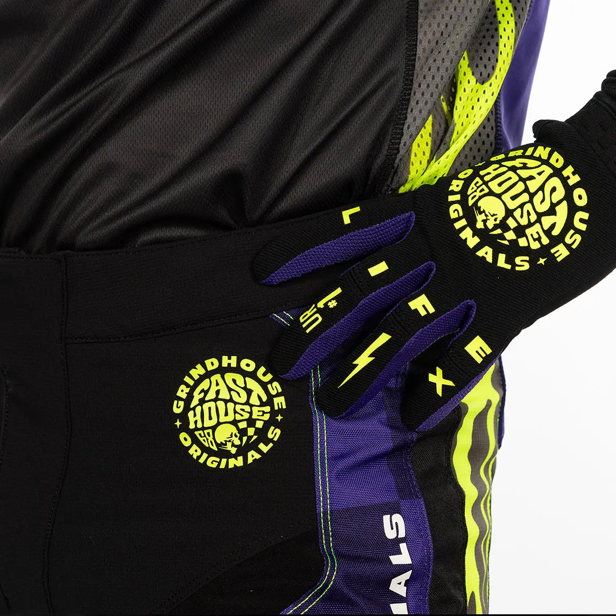 Grindhouse Grimm Pant - FH Purple/Black Fasthouse