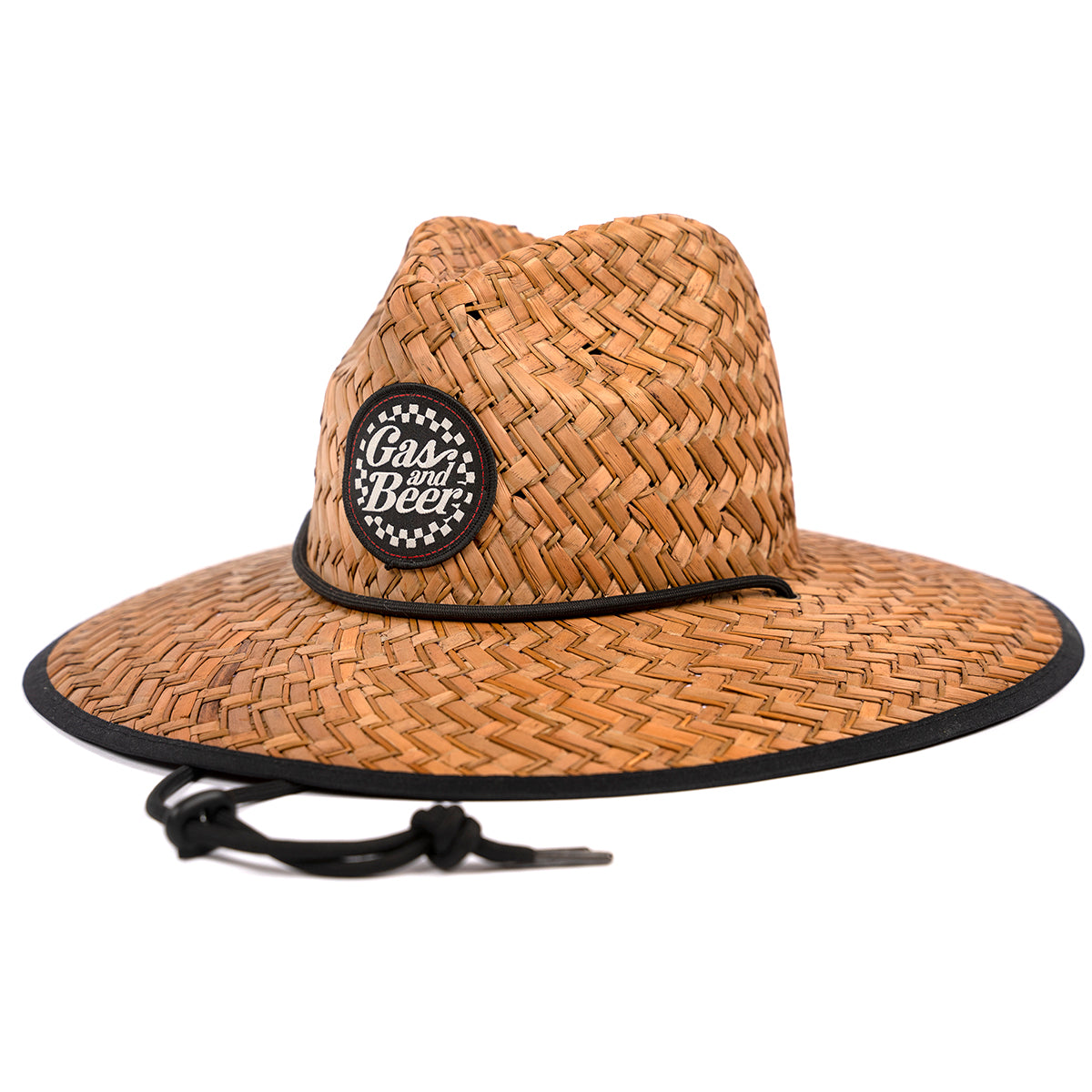 Gas & Beer Straw Hat - Brown