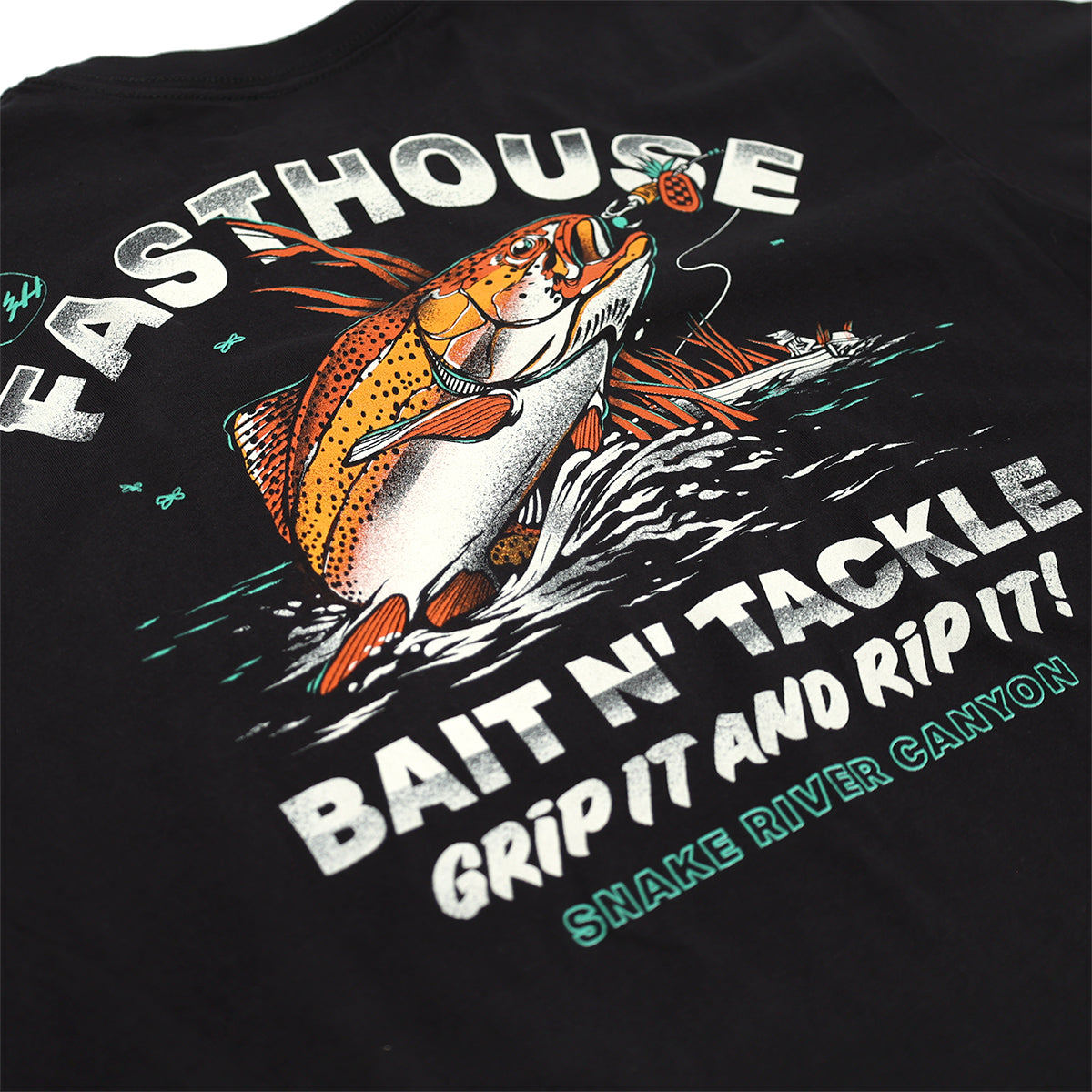 Gone Fishin Tee - Black