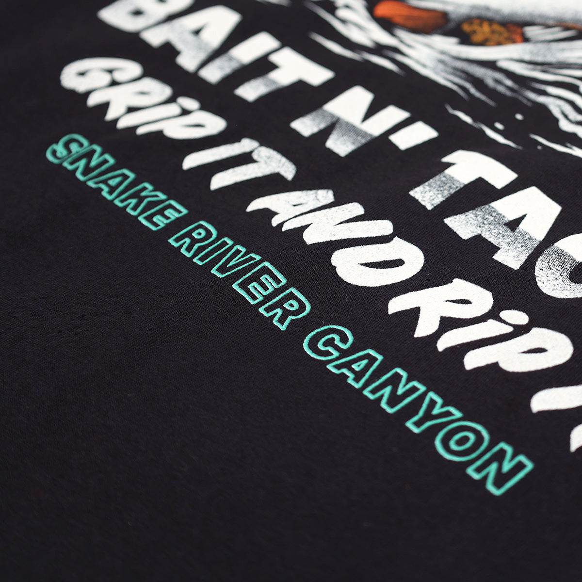 Gone Fishin Tee - Black