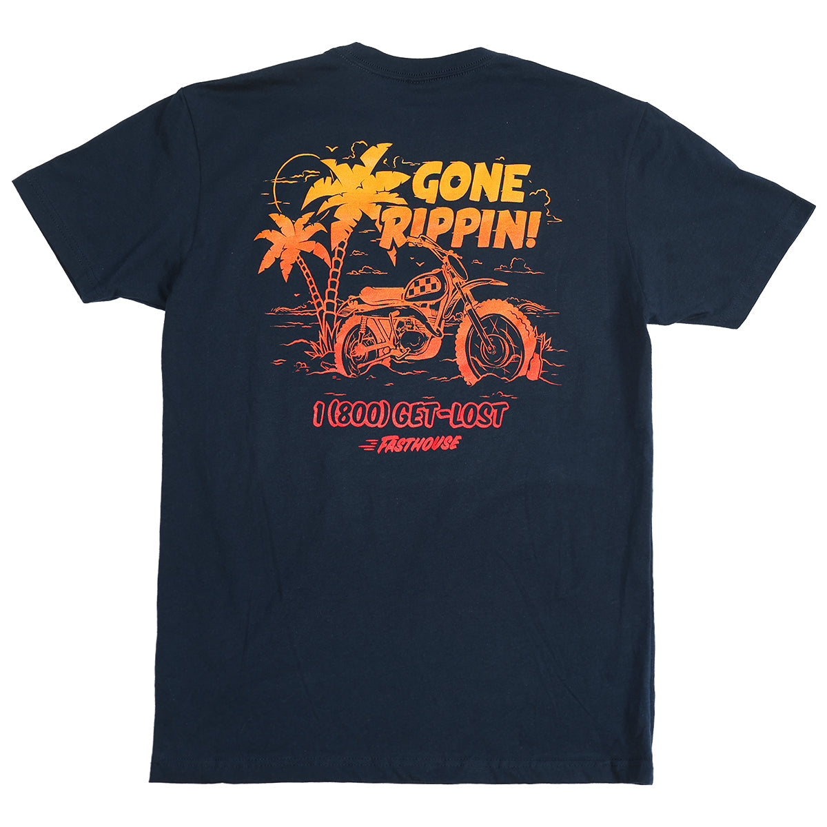 Gone Rippin Tee - Navy