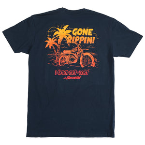 Gone Rippin Tee - Navy