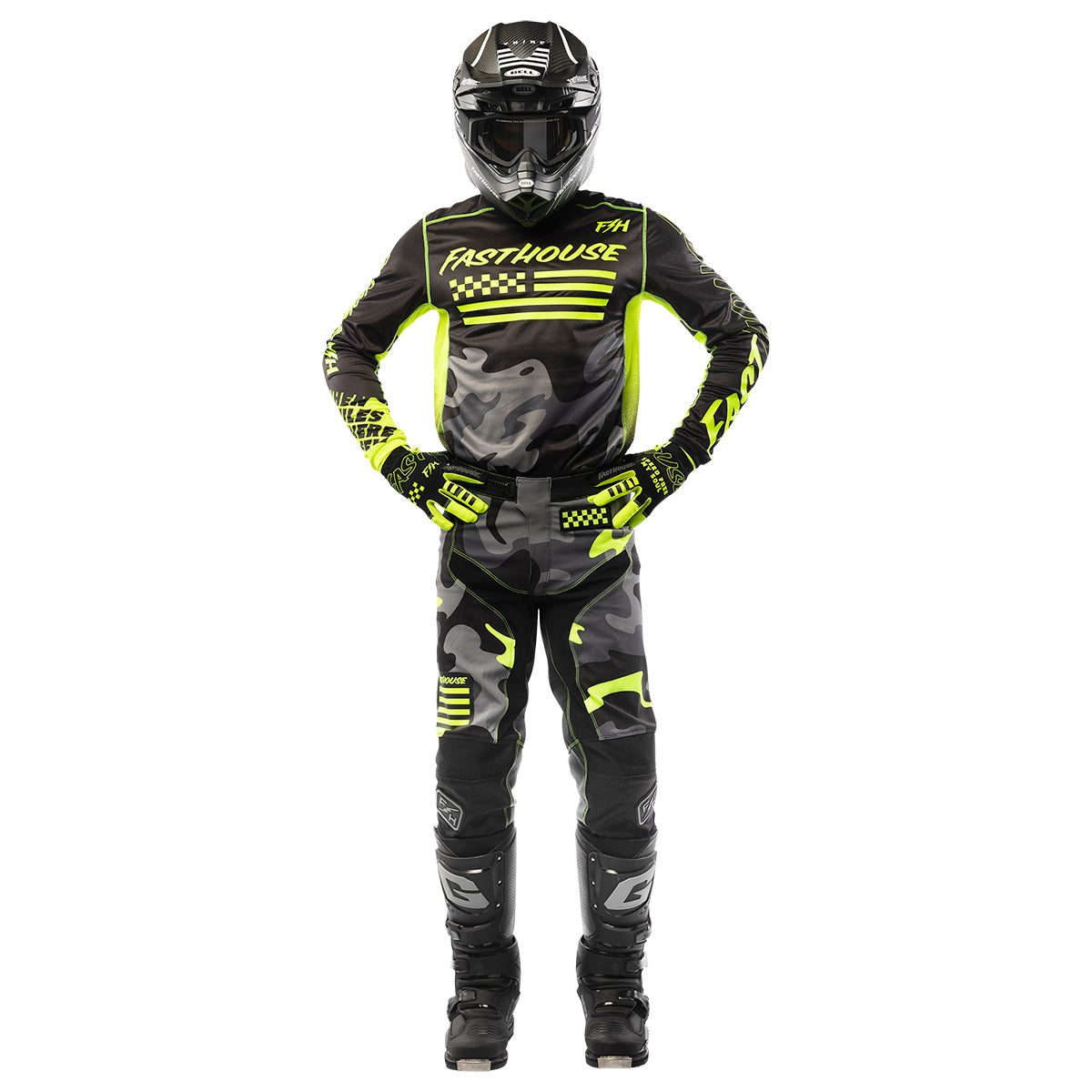 Grindhouse Riot Pant - Black/High Viz