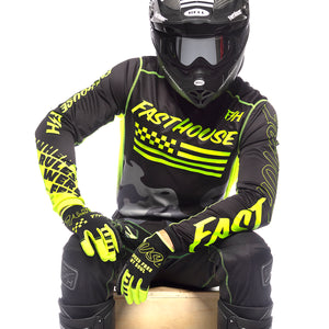 Grindhouse Riot Jersey - Black/High Viz