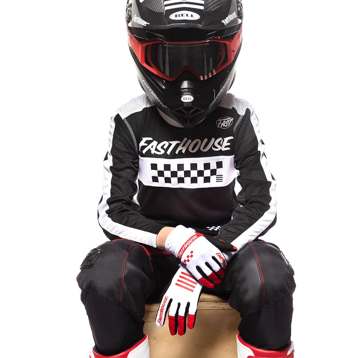 Grindhouse Waypoint Youth Jersey - Black/White