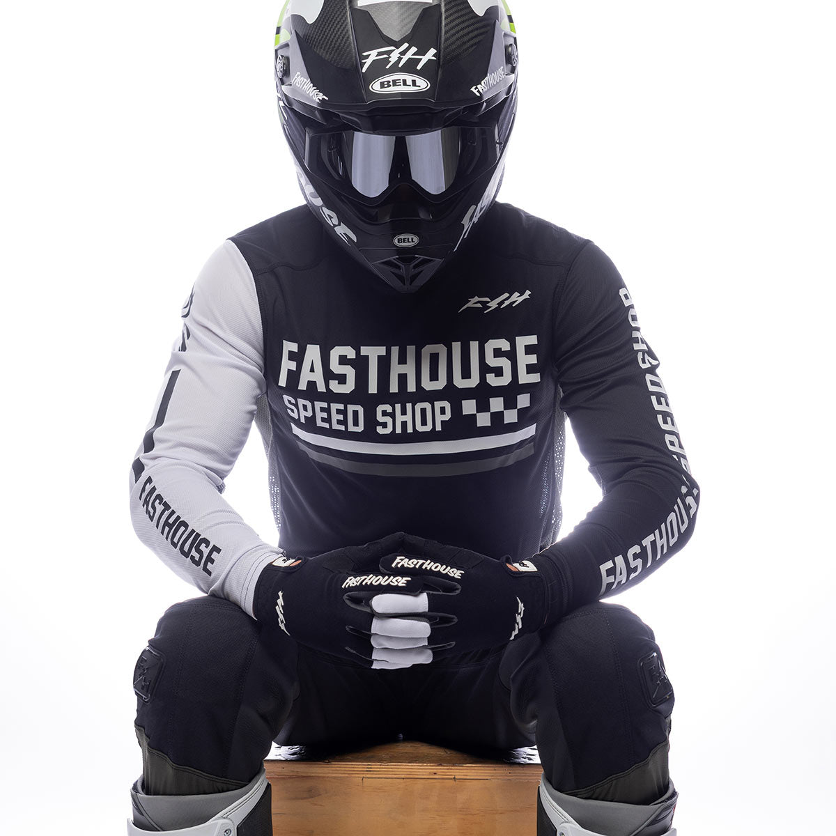 Grindhouse Hudson Jersey - Black/White