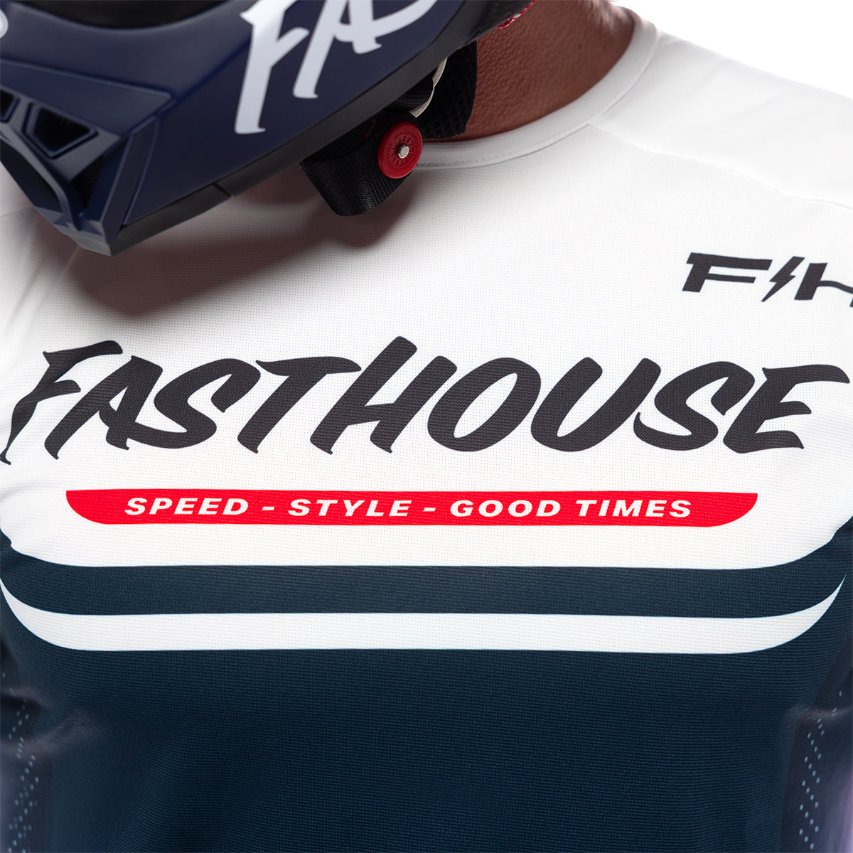 Helix Circuit Jersey - Navy/White/Red