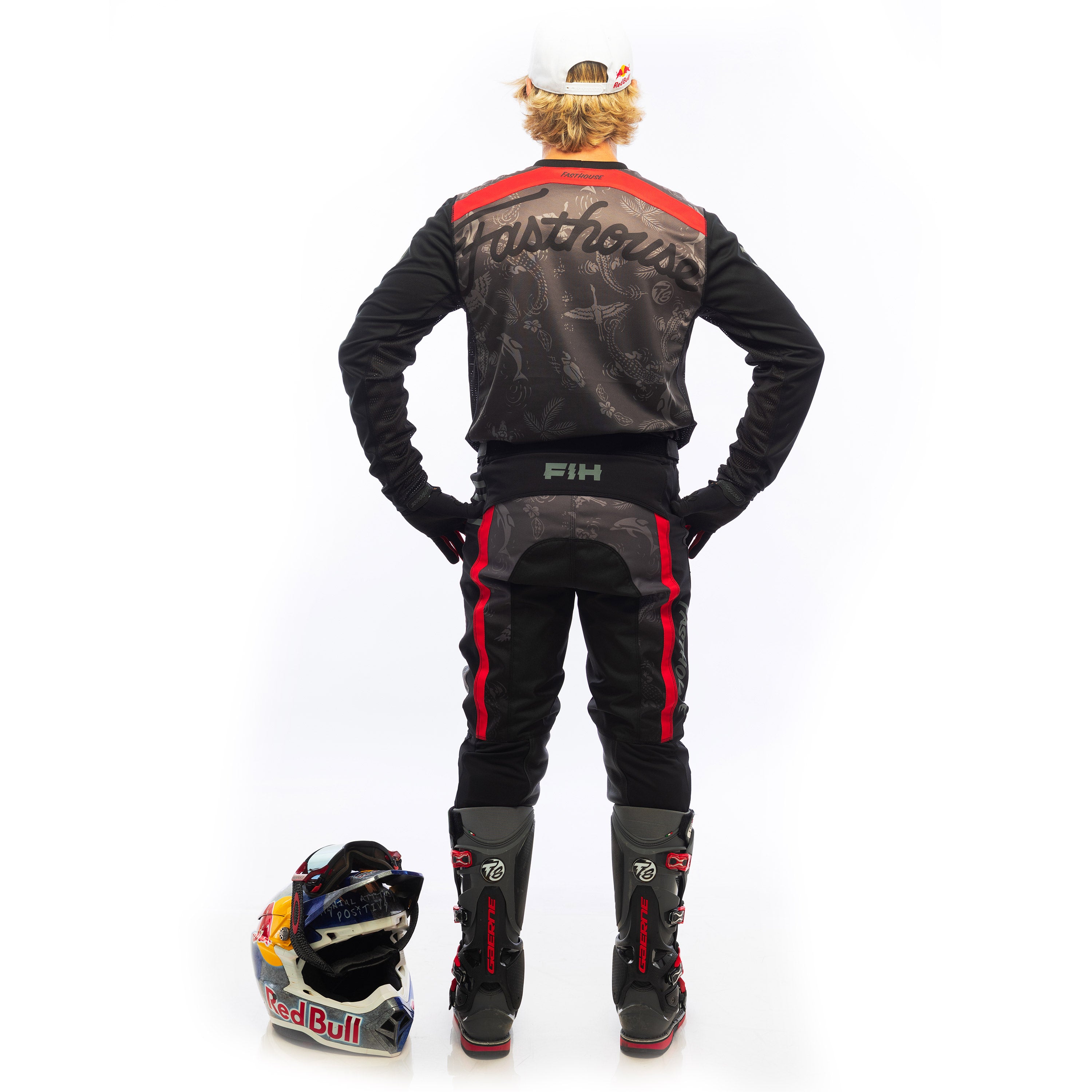 TB Island Hopping Grindhouse Jersey - Black - Fasthouse